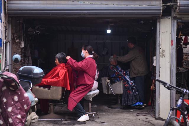(260201) -- LIUZHOU, Feb. 1, 2026 (Xinhua) -- People have hair cut at a barber shop at Jinde Town of Liujiang District in Liuzhou City, south China's Guangxi Zhuang Autonomous Region, Jan. 29, 2026. In recent years, Liujiang District has relied on its thriving rural industries, vibrant agricultural economy and convenient urban transportation network to upgrade and transform local rural markets in a bid to stimulate their vitality.
   Those dynamic markets have promoted the integration of local agriculture, culture and tourism, increasing jobs and incomes for locals and helping contribute to rural revitalization. (Xinhua/Wang Jingqiang)