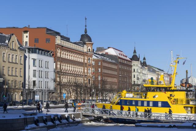 (260202) -- HELSINKI, Feb. 2, 2026 (Xinhua) -- Photo taken on Feb. 2, 2026 shows a street scene in Helsinki, Finland. (Photo by Matti Matikainen/Xinhua)