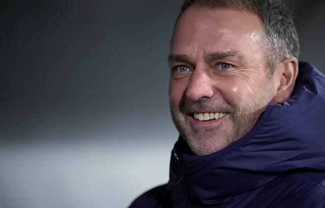 (260204) -- ALBACETE, Feb. 4, 2026 (Xinhua) -- Hansi Flick, manager of Barcelona, is seen during the Copa del Rey quarterfinal match between Albacete and Barcelona in Albacete, Spain, Feb. 3, 2026. (Str/Xinhua)
