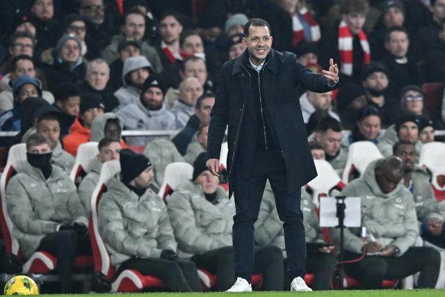 (260204) -- LONDON, Feb. 4, 2026 (Xinhua) -- Liam Rosenior, manager of Chelsea, reacts during the English Football League Cup semifinal second leg match between Arsenal and Chelsea in London, Britain, Feb. 3, 2026. (Xinhua)
FOR EDITORIAL USE ONLY. NOT FOR SALE FOR MARKETING OR ADVERTISING CAMPAIGNS. NO USE WITH UNAUTHORIZED AUDIO, VIDEO, DATA, FIXTURE LISTS, CLUB/LEAGUE LOGOS OR "LIVE" SERVICES. ONLINE IN-MATCH USE LIMITED TO 45 IMAGES, NO VIDEO EMULATION. NO USE IN BETTING, GAMES OR SINGLE CLUB/LEAGUE/PLAYER PUBLICATIONS.