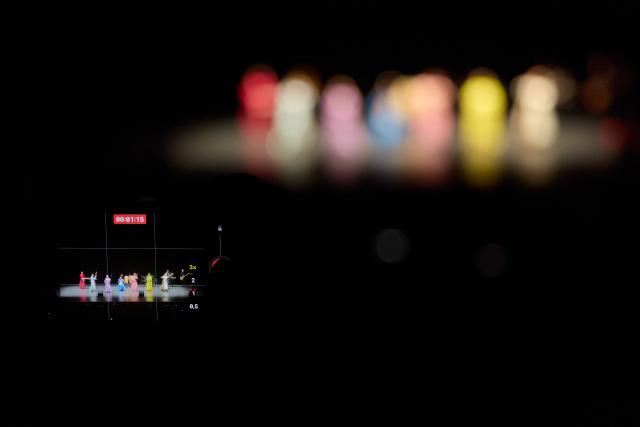 (260204) -- BEIJING, Feb. 4, 2026 (Xinhua) -- Members of the Shanghai Chinese Orchestra perform during "Colors of China" concert at the Cartuja Center in Seville, Spain, Feb. 2, 2026.
  With the Chinese New Year of the Horse just over the horizon on Feb. 17, the Shanghai Chinese Orchestra on Monday kicked off a tour of Spain with a concert called "Colors of China" in the southern Spanish city of Seville.
  The concert at the Cartuja Center featured traditional Chinese musical instruments combined with contemporary musical expression, and explored themes of nature, life and emotion through a range of tones and rhythmic structures. The performance attracted a large and enthusiastic local audience in the evening. (Xinhua/Meng Dingbo)
