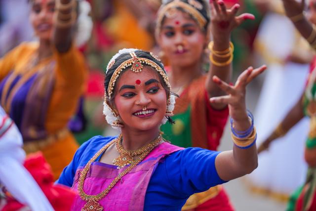 (260204) -- COLOMBO, Feb. 4, 2026 (Xinhua) -- Artists perform during the 78th Independence Day celebrations in Colombo, Sri Lanka, Feb. 4, 2026. (Photo by Thilina Kaluthotage/Xinhua)