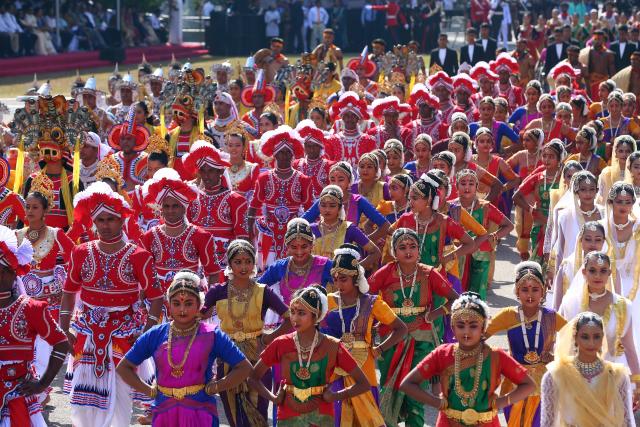 (260204) -- COLOMBO, Feb. 4, 2026 (Xinhua) -- Artists perform during the 78th Independence Day celebrations in Colombo, Sri Lanka, Feb. 4, 2026. (Photo by Ajith Perera/Xinhua)