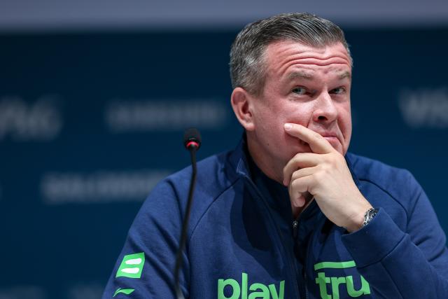 (260205) -- MILAN, Feb. 5, 2026 (Xinhua) -- World Anti-Doping Agency (WADA) President Witold Banka attends a press conference at the main press center of the Milan-Cortina 2026 Olympic Winter Games, in Milan, Italy, on Feb. 5, 2026. (Xinhua/Zhang Cheng)