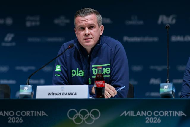 (260205) -- MILAN, Feb. 5, 2026 (Xinhua) -- World Anti-Doping Agency (WADA) President Witold Banka attends a press conference at the main press center of the Milan-Cortina 2026 Olympic Winter Games, in Milan, Italy, on Feb. 5, 2026. (Xinhua/Zhang Cheng)