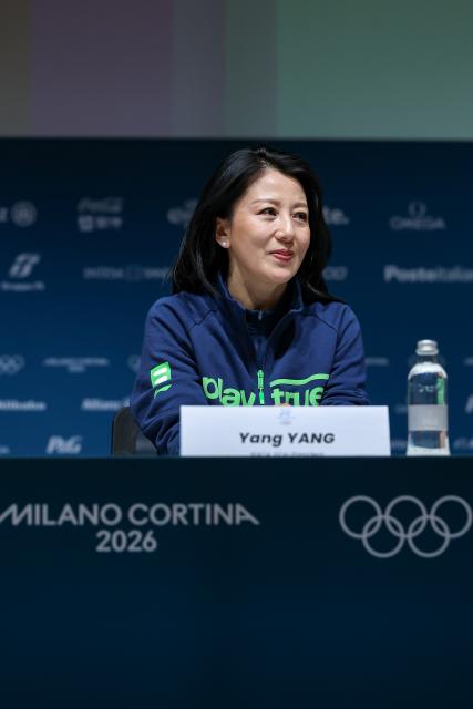 (260205) -- MILAN, Feb. 5, 2026 (Xinhua) -- World Anti-Doping Agency (WADA) Vice-President Yang Yang attends a press conference at the main press center of the Milan-Cortina 2026 Olympic Winter Games, in Milan, Italy, on Feb. 5, 2026. (Xinhua/Zhang Cheng)