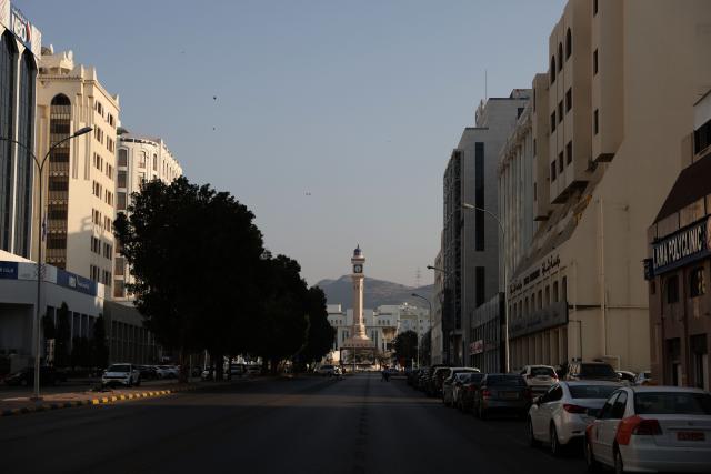 (260205) -- MUSCAT, Feb. 5, 2026 (Xinhua) -- Photo taken on Feb. 5, 2026 shows a street view in Muscat, Oman. Iran and the United States are scheduled to hold talks on Friday in Muscat, Oman, amid a recent U.S. military buildup in the Middle East and Tehran's stepped-up preparations. (Photo by Khaled Moussa/Xinhua)