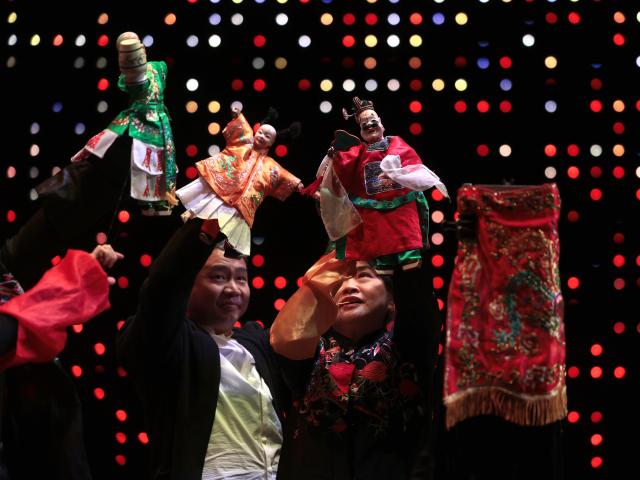 (260206) -- BUDAPEST, Feb. 6, 2026 (Xinhua) -- Artists perform at a Spring Festival reception hosted by the Chinese Embassy in Budapest, Hungary on Feb. 5, 2026. (Photo by Laszlo Balogh/Xinhua)