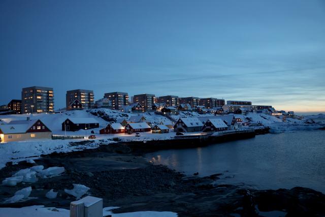 (260207) -- NUUK, Feb. 7, 2026 (Xinhua) -- This photo taken on Feb. 6, 2026 shows the scenery in Nuuk, Greenland, an autonomous territory of Denmark. (Xinhua/Li Ying)