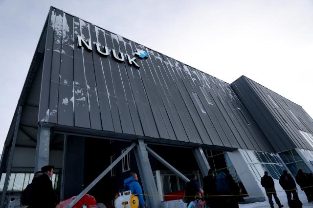 (260207) -- NUUK, Feb. 7, 2026 (Xinhua) -- People arrive by plane in Nuuk, Greenland, an autonomous territory of Denmark, Feb. 6, 2026. (Xinhua/Li Ying)