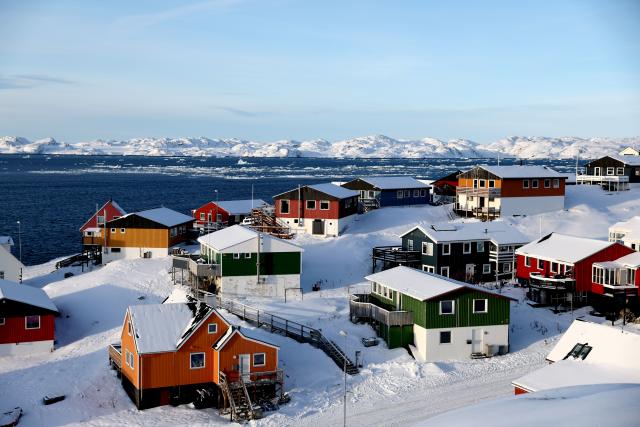 (260207) -- NUUK, Feb. 7, 2026 (Xinhua) -- This photo taken on Feb. 6, 2026 shows the scenery of Nuuk, Greenland, an autonomous territory of Denmark. (Xinhua/Li Ying)