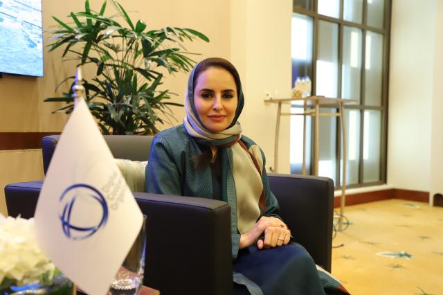 (260207) -- KUWAIT CITY, Feb. 7, 2026 (Xinhua) -- Deemah bint Yahya Al-Yahya, secretary-general of the Digital Cooperation Organization (DCO), poses for a photo during an interview with Xinhua in Hawalli Governorate, Kuwait, Feb. 5, 2026. TO GO WITH "Interview: Digital group chief highlights China's digital expertise, welcomes Chinese partnership" (Xinhua/Yin Ke)