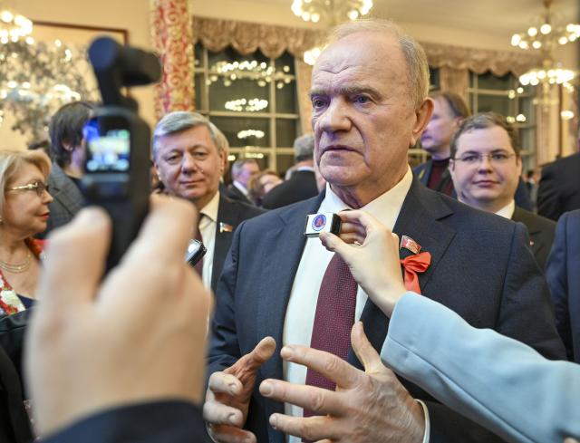 (260208) -- MOSCOW, Feb. 8, 2026 (Xinhua) -- Gennady Zyuganov, leader of Russia's Communist Party, receives an interview with Xinhua during the Spring Festival reception for Russian friends in Moscow, Russia, on Feb. 6, 2026.
  During the Spring Festival reception for Russian friends held in the Chinese Embassy in Russia on Friday, Russian officials voiced their hope for more cooperation with China while delivering Chinese New Year greetings. 
  TO GO WITH "Russian officials voice hope for greater cooperation as Chinese New Year comes" (Xinhua/Hao Jianwei)