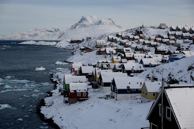 (260208) -- NUUK, Feb. 8, 2026 (Xinhua) -- This photo taken on Feb. 7, 2026 shows the scenery in Nuuk, Greenland, an autonomous territory of Denmark. (Xinhua/Li Ying)
