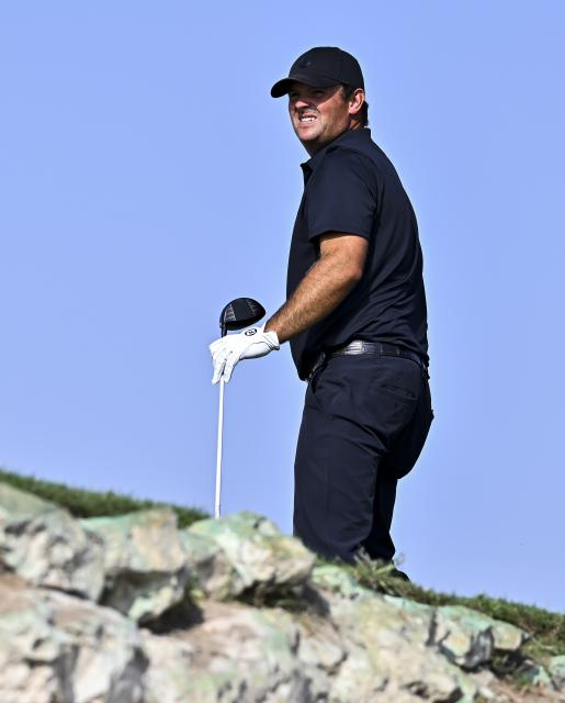 (260209) -- DOHA, Feb. 9, 2026 (Xinhua) -- Patrick Reed of the United States reacts after his tee shot on the 11th hole during the final round of the Qatar Masters 2026 golf tournament at the Doha Golf Club in Doha, Qatar, Feb. 8, 2026. (Photo by Nikku/Xinhua)