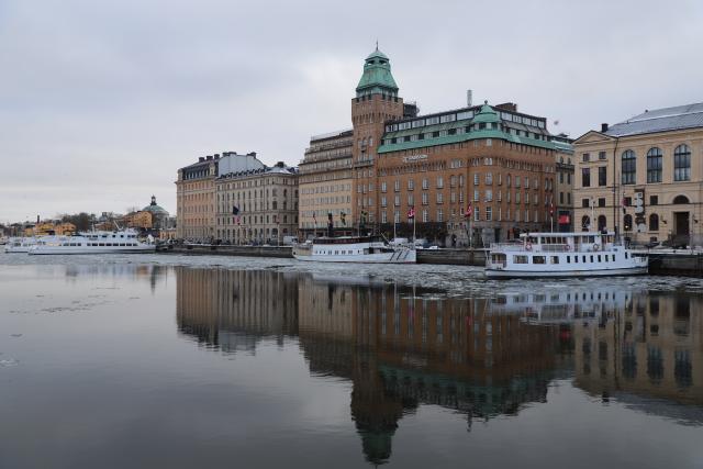(260210) -- STOCKHOLM, Feb. 10, 2026 (Xinhua) -- Photo taken on Feb. 9, 2026 shows a view of Stockholm, the capital of Sweden. (Xinhua/Zhu Haochen)