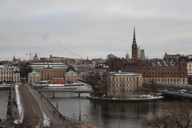 (260210) -- STOCKHOLM, Feb. 10, 2026 (Xinhua) -- Photo taken on Feb. 10, 2026 shows a view of Stockholm, the capital of Sweden. (Xinhua/Zhu Haochen)
