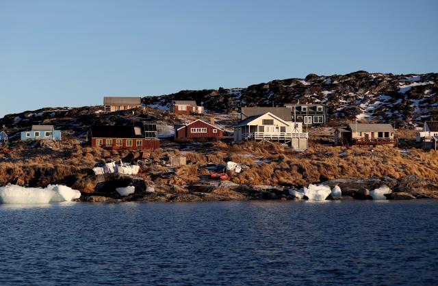 (260211) -- NUUK, Feb. 11, 2026 (Xinhua) -- This photo taken on Feb. 8, 2026 shows the scenery near Nuuk, Greenland, an autonomous territory of Denmark. (Xinhua/Li Ying)