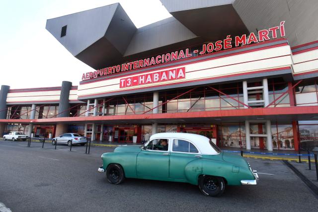 (260215) -- HAVANA, Feb. 15, 2026 (Xinhua) -- A car is seen at the Jose Marti International Airport in Havana, Cuba, Feb. 14, 2026. (Photo by Joaquin Hernandez/Xinhua)