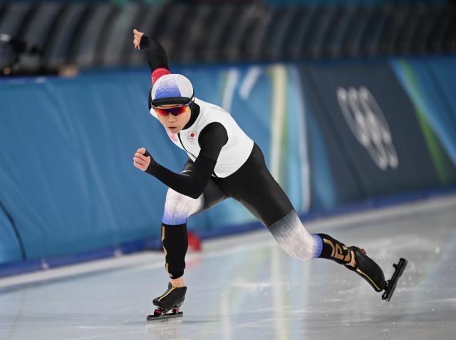 (260215) -- MILAN, Feb. 15, 2026 (Xinhua) -- Takagi Miho of Japan competes during the speed skating women's 500m final match at the Milan-Cortina 2026 Olympic Winter Games in Milan, Italy, Feb. 15, 2026. (Xinhua/Wu Wei)