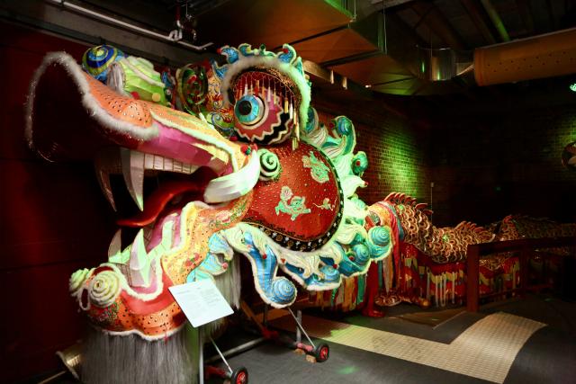 (260218) -- MELBOURNE, Feb. 18, 2026 (Xinhua) -- This file photo taken in 2018 shows the third-generation Millennium Dragon on display at the Museum of Chinese Australian History in Melbourne, Australia.
  TO GO WITH "Feature: In Melbourne's Chinatown, a museum connects history and the present" (Photo by Gui Qing/Xinhua)