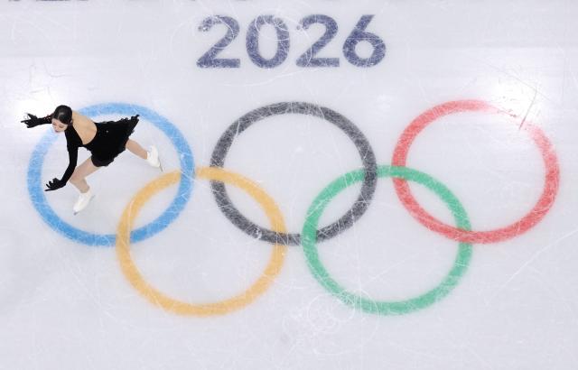 (260219) -- MILAN, Feb. 19, 2026 (Xinhua) -- Lee Haein of South Korea competes during the free skating match of figure skating women single skating at the Milan-Cortina 2026 Olympic Winter Games in Milan, Italy, Feb. 19, 2026. (Xinhua/Cheng Min)
