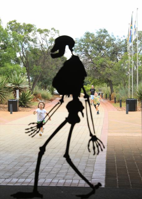 (260220) -- GAUTENG, Feb. 20, 2026 (Xinhua) -- Visitors are seen at the Maropeng exhibition center, located in the Cradle of Humankind World Heritage Site, in Gauteng Province, South Africa, on Feb. 19, 2026. The World Heritage listed Cradle of Humankind caves have produced a rich collection of human ancestor fossils. (Xinhua/Chen Wei)