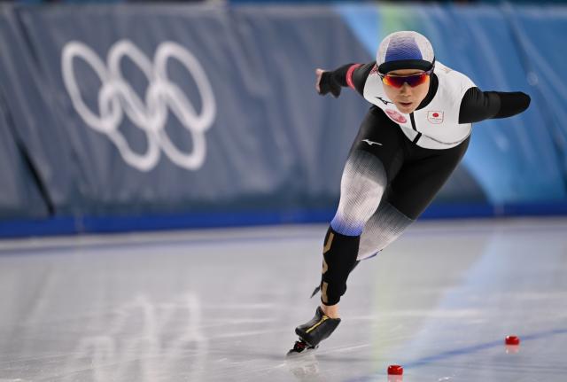 (260220) -- MILAN, Feb. 20, 2026 (Xinhua) -- Takagi Miho of Japan competes during the speed skating women's 1500m event at the Milan-Cortina 2026 Olympic Winter Games in Milan, Italy, Feb. 20, 2026. (Xinhua/Wu Wei)