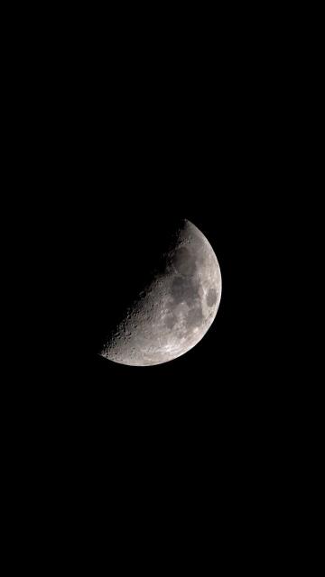 (260224) -- BEIJING, Feb. 24, 2026 (Xinhua) -- The moon is photographed through an intelligent astronomical telescope in Beijing, capital of China, Feb. 24, 2026. The largest first quarter moon of the year appeared in the sky on Tuesday. The moon was near its perigee in orbit, approximately 370,000 kilometers from the Earth. (Xinhua/Xing Guangli)