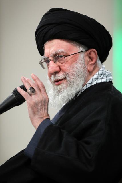 (260301) -- TEHERAN, March 1, 2026 (Xinhua) -- This file photo shows Iranian Supreme Leader Ali Khamenei speaking during an address in Teheran, Iran, on Jan. 17, 2026. (The Office of the Supreme Leader in Iran/Handout via Xinhua)