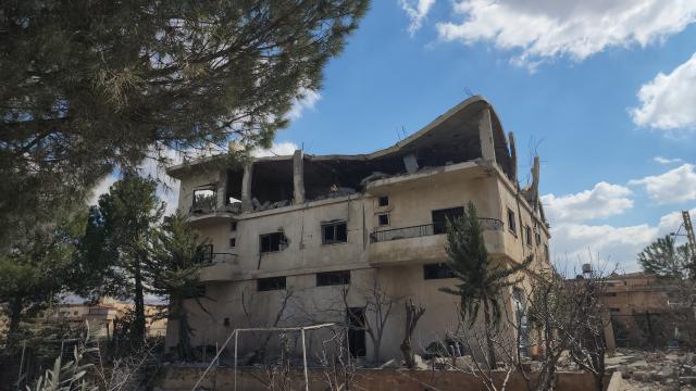 (260302) -- BAALBEK, March 2, 2026 (Xinhua) -- This photo taken on March 2, 2026 show the destruction caused by Israeli airstrikes in the town of Hosh al-Rafqa, near Baalbek in eastern Lebanon. Israeli strikes across Lebanon killed at least 52 people and wounded 154 on Monday, the government said, updating an earlier toll of 31 dead and 149 injured. (Photo by Taher Abu Hamdan/Xinhua)