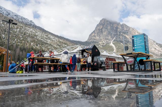 (260303) -- CORTINA D'AMPEZZO, March 3, 2026 (Xinhua) -- Photo taken on March 3, 2026 shows a general view at the Paralympic Village of the Milan-Cortina 2026 Paralympic Winter Games in Cortina D'Ampezzo, Italy, March 3, 2026. (Xinhua/Lian Zhen)