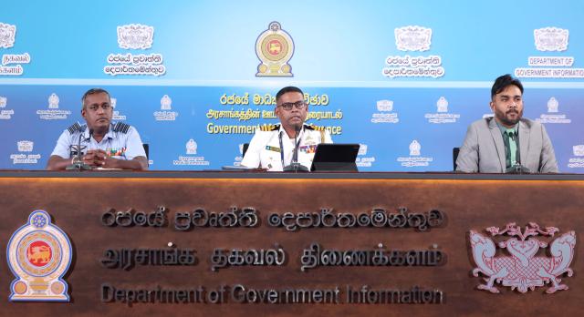 (260304) -- COLOMBO, March 4, 2026 (Xinhua) -- A Sri Lankan Navy spokesperson speaks at a press conference held by the Sri Lankan Department of Government Information in Colombo, Sri Lanka, March 4, 2026. At least 100 people were feared dead on board the Iranian frigate IRIS Dena after the vessel sustained a possible submarine attack off the Sri Lankan coast on Wednesday morning, according to Sri Lankan navy sources.
   Local media earlier reported that around 180 people were on board the frigate. Sri Lanka Navy launched rescue operations immediately after receiving a distress call reporting that the vessel was sinking. A total of 35 people from the frigate were rescued and transferred to the Karapitiya Teaching Hospital in the southern city of Galle. (Sri Lankan Department of Government Information/Handout via Xinhua)