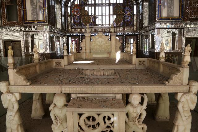 (260305) -- TEHRAN, March 5, 2026 (Xinhua) -- This photo taken on March 3, 2026 shows a view of the damaged Golestan Palace in Tehran, Iran. The Golestan Palace, a UNESCO World Heritage Site, was partially damaged in air raids during U.S. and Israeli strikes on Iran. (Xinhua)