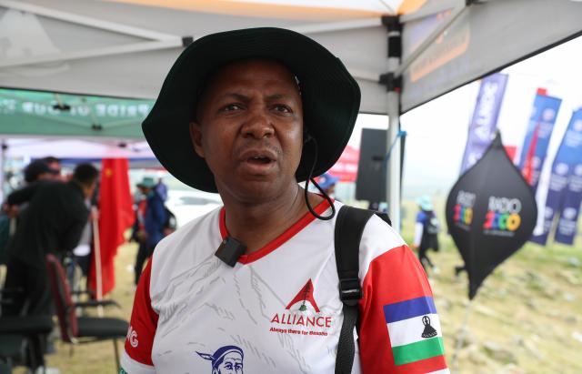 (260308) -- MENKHOANENG,, March 8, 2026 (Xinhua) -- Motlatsi Maqelepo, Lesotho's minister of tourism, sports, arts, and culture, speaks during an interview with Xinhua in Menkhoaneng, Lesotho, March 5, 2026.
  The Moshoeshoe Walk 2026, a 116-km trek from Thursday to Saturday, retraces the historic route taken more than two centuries ago by King Moshoeshoe I, the founding father of the Basotho nation, which became the Kingdom of Lesotho in 1966 after gaining independence from the United Kingdom.
  TO GO WITH "Feature: Lesotho's Moshoeshoe Walk unites culture, community, and cross-border friendship" (Xinhua/Chen Wei)