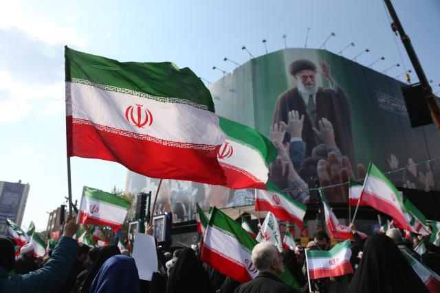 (260309) -- TEHRAN, March 9, 2026 (Xinhua) -- People attend gatherings to pledge allegiance to Iran's new Supreme Leader Mojtaba Khamenei at Enghelab Square in Tehran, Iran, on March 9, 2026. (Xinhua/Shadati)