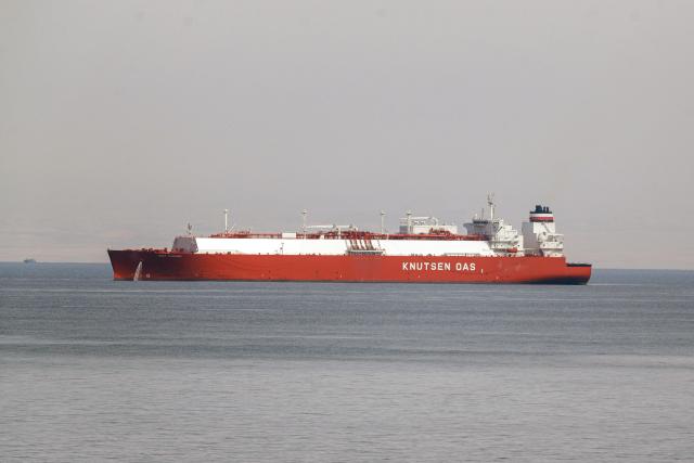 (260311) -- SUEZ CANAL, March 11, 2026 (Xinhua) -- Tanker carrying petroleum products navigates the Red Sea near the entrance of the Suez Canal in Suez Governorate, Egypt, on March 11, 2026. The International Energy Agency (IEA) has recommended a release of 400 million barrels of oil from stockpiles, the largest such move in IEA history, Executive Director Fatih Birol said on Wednesday. (Xinhua/Ahmed Gomaa)