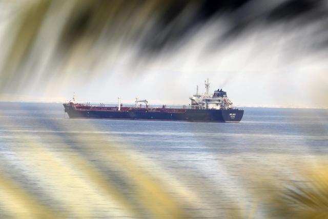 (260311) -- SUEZ CANAL, March 11, 2026 (Xinhua) -- Tanker carrying petroleum products navigates the Red Sea near the entrance of the Suez Canal in Suez Governorate, Egypt, on March 11, 2026. The International Energy Agency (IEA) has recommended a release of 400 million barrels of oil from stockpiles, the largest such move in IEA history, Executive Director Fatih Birol said on Wednesday. (Xinhua/Ahmed Gomaa)