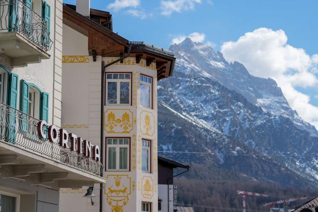 (260314) -- CORTINA D'AMPEZZO, March 14, 2026 (Xinhua) -- This photo taken on March 4, 2026 shows a scenery of Cortina D'Ampezzo, Italy. Cortina d'Ampezzo, nestled in the Dolomites, a UNESCO World Heritage Site, is a winter sports destination that has hosted the Winter Olympics twice. The 1956 Winter Olympic Games left enduring venues such as the Cortina Curling Stadium, which hosted the curling events at the 2026 Winter Olympic Games and is hosting the wheelchair curling at the Paralympic Winter Games.  
Cortina's winter sports heritage dates back to 1897, with legendary slopes including the Olympia delle Tofane.
As the 2026 Paralympic Winter Games conclude on March 15, Cortina will host the closing ceremony. The flame's extinguishment here will symbolize unity, bridging 70 years of Olympic legacy. (Xinhua/Lian Zhen)