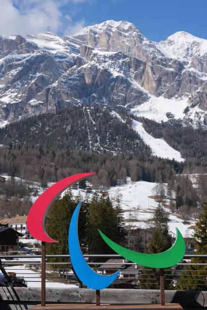 (260314) -- CORTINA D'AMPEZZO, March 14, 2026 (Xinhua) -- This photo taken on March 4, 2026 shows a scenery of Cortina D'Ampezzo, Italy. Cortina d'Ampezzo, nestled in the Dolomites, a UNESCO World Heritage Site, is a winter sports destination that has hosted the Winter Olympics twice. The 1956 Winter Olympic Games left enduring venues such as the Cortina Curling Stadium, which hosted the curling events at the 2026 Winter Olympic Games and is hosting the wheelchair curling at the Paralympic Winter Games.  
Cortina's winter sports heritage dates back to 1897, with legendary slopes including the Olympia delle Tofane.
As the 2026 Paralympic Winter Games conclude on March 15, Cortina will host the closing ceremony. The flame's extinguishment here will symbolize unity, bridging 70 years of Olympic legacy. (Xinhua/Lian Zhen)