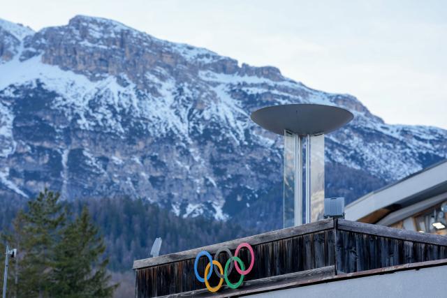 (260314) -- CORTINA D'AMPEZZO, March 14, 2026 (Xinhua) -- This photo taken on March 4, 2026 shows the cauldron of the 1956 Winter Olympic Games in Cortina D'Ampezzo, Italy. Cortina d'Ampezzo, nestled in the Dolomites, a UNESCO World Heritage Site, is a winter sports destination that has hosted the Winter Olympics twice. The 1956 Winter Olympic Games left enduring venues such as the Cortina Curling Stadium, which hosted the curling events at the 2026 Winter Olympic Games and is hosting the wheelchair curling at the Paralympic Winter Games.  
Cortina's winter sports heritage dates back to 1897, with legendary slopes including the Olympia delle Tofane.
As the 2026 Paralympic Winter Games conclude on March 15, Cortina will host the closing ceremony. The flame's extinguishment here will symbolize unity, bridging 70 years of Olympic legacy. (Xinhua/Lian Zhen)