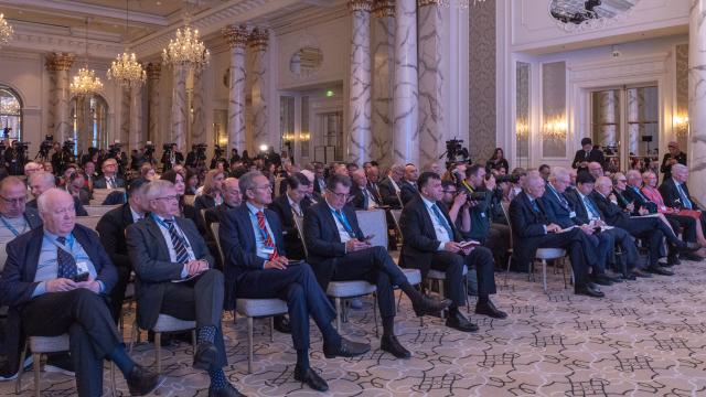 (260314) -- BAKU, March 14, 2026 (Xinhua) -- The "China and the Global Governance Initiative" seminar is held as part of the 13th Global Baku Forum in Baku, Azerbaijan, March 13, 2026.
  The Global Governance Initiative (GGI) proposed by China has injected stability into a world rife with change and turbulence, international observers said Friday during the "China and the Global Governance Initiative" seminar held as part of the 13th Global Baku Forum.
  The forum, organized by the Nizami Ganjavi International Center, is scheduled for March 12 to 14 under the theme "Bridging Divides in a World in Transition." (Xinhua/Chen Junfeng)