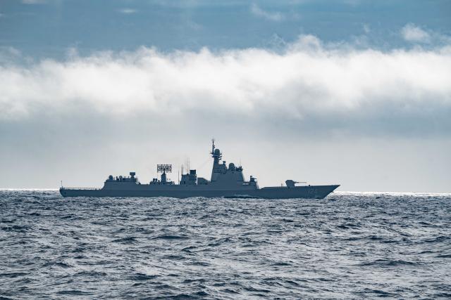 (260713) -- QINGDAO, July 13, 2026 (Xinhua) -- Chinese guided-missile destroyer Kaifeng sails towards the designated sea area during the maritime phase of the "Joint Sea-2026" exercise between China and Russia, July 10, 2026. The "Joint Sea-2026" exercise between China and Russia concluded at a military port in Qingdao in east China's Shandong Province Monday, with all planned exercise missions finished.
   Launched on July 6, the "Joint Sea-2026" is the twelfth in the series dating back to 2012. (Xinhua/Li Jie)