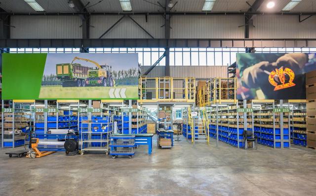 (260714) -- TIANJIN, July 14, 2026 (Xinhua) -- This undated photo shows an interior view of the factory of the German company Krone located in north China's Tianjin Municipality. TO GO WITH "Economic Watch: Century-old German enterprise eyes long-term opportunities in China's agricultural modernization" (Xinhua)