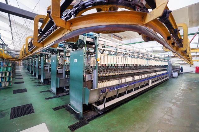 (260715) -- ORSHA, July 15, 2026 (Xinhua) -- This photo taken on July 9, 2026 shows the second factory of the Orsha Linen Mill after its full overhaul by Chinese firms in Orsha, Belarus. From the blue flax fields of Belarus to the textile workshops and markets of China, linen has transcended its origins as a mere agricultural commodity.
   In the Belarusian city of Orsha, known as the country's "linen capital," stands one of Europe's largest linen processing enterprises, a facility with roots dating back to the 1930s.
   TO GO WITH "Feature: Linen weaves into fabric of China-Belarus friendship" (Photo by Zhinkov Henadz/Xinhua)