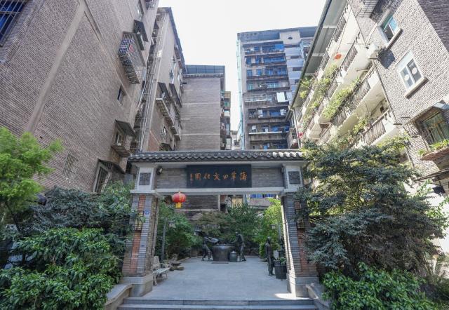 (260715) -- BEIJING, July 15, 2026 (Xinhua) -- This photo taken on July 14, 2026 shows a cultural site of a renovated residential compound in Tongchuan District of Dazhou City, southwest China's Sichuan Province. During China's 14th Five-Year Plan period (2021-2025), over 240,000 old urban residential compounds were renovated across the country, benefiting more than 40 million households and 110 million residents.
   Under urban renewal initiatives, 129,000 elevators have been installed, over 3.4 million parking spaces have been added, and 64,000 residential compound service facilities providing services such as senior and child care have been constructed.
   Entering the 15th Five-Year Plan period (2026-2030), China schedules to start the renovation work of another 115,000 old urban residential compounds, in an effort to inject new development vitality into old neighborhoods. (Xinhua/Wang Xi)