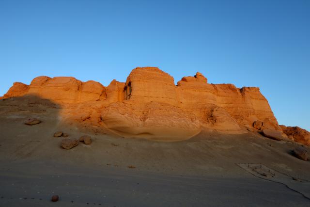 (260718) -- FAYOUM, July 18, 2026 (Xinhua) -- This photo taken on July 18, 2026 shows the scenery in Fayoum, Egypt. (Xinhua/Ahmed Gomaa)
