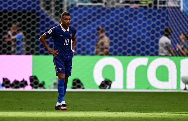 (260719) -- MIAMI, July 19, 2026 (Xinhua) -- Kylian Mbappe of France is pictured during the bronze final match between France and England at the 2026 FIFA World Cup in Miami, the United States, July 18, 2026. (Xinhua/Chen Yichen)