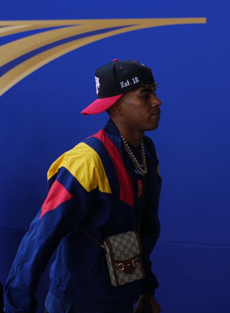 (260720) -- NEW JERSEY, July 20, 2026 (Xinhua) -- Lamine Yamal of Spain is seen before the final match between Spain and Argentina at the 2026 FIFA World Cup at the New York New Jersey Stadium, the United States, July 19, 2026. (Xinhua/Huang Zongzhi)