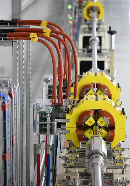 (260721) -- HUIZHOU, July 21, 2026 (Xinhua) -- This photo taken on July 20, 2026 shows a part of the High Intensity heavy-ion Accelerator Facility (HIAF) in Huizhou, south China's Guangdong Province. The High Intensity heavy-ion Accelerator Facility (HIAF), a major national science and technology infrastructure project in China, passed its technological acceptance review and entered trial operations on Tuesday in south China's Guangdong Province.
   Located in Guangdong's Huizhou City, the HIAF is a major national sci-tech infrastructure project led by the Institute of Modern Physics (IMP) under the Chinese Academy of Sciences. Construction began in December 2018, with over 6,000 large-scale equipment units, nearly 5 million component parts, and a total pipeline length exceeding 1 million meters.
   Once fully operational, the HIAF will provide heavy ion beams with the world's highest pulse intensity and the most precise multi-functional nuclear mass spectrometer. It will serve as a leading global research platform for exploring atomic nuclei limits, unraveling nuclear astrophysical processes, advancing nuclear energy development, and enabling multidisciplinary applications. (Xinhua/Deng Hua)